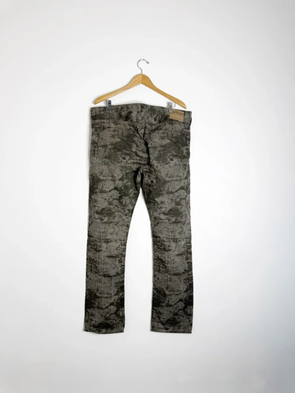 True Religion Vinny Tie Dye Camo Jeans Size 36 Made in USA Button Fly